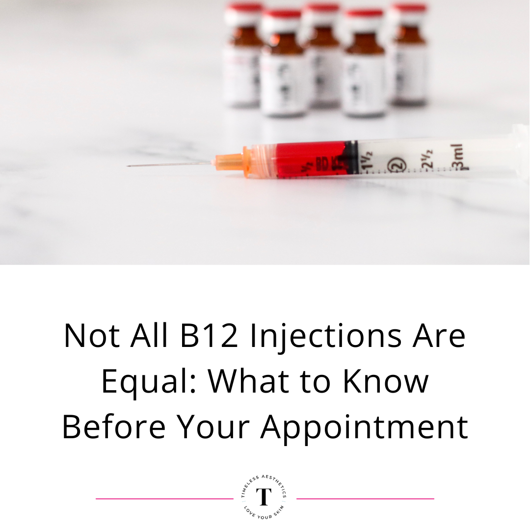 Not All B12 Injections Are Equal: What to Know Before Your Appointment Timeless Wellbeing Not All B12 Injections Are Equal: What to Know Before Your Appointment Timeless Wellbeing